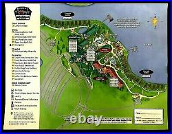 NEW 2021 Walt Disney World Wilderness Lodge Map + 4 Theme Park Guide Maps