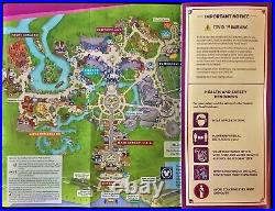 NEW 2021 Walt Disney World Wilderness Lodge Map + 4 Theme Park Guide Maps