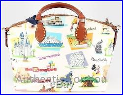NEW Disney Dooney & Bourke Walt Disney World Retro Satchel Purse Bag Crossbody