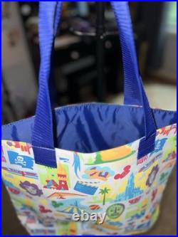 NEW ExclusiveDisney Parks THEMED Walt Disney World Printed Multicolor Tote Bag