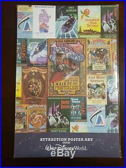 NEW Sealed Retro Attraction Poster Art From Walt Disney World Set of 12 Prints