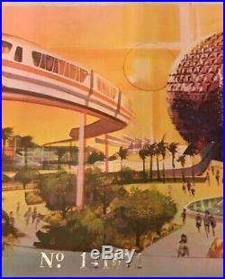 NEW UNUSED Walt Disney World EPCOT Center Special Edition opening day Ticket+