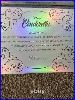 NEW-Walt Disney World 50th Anniversary Cinderella Limited Edition Doll 17