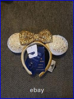 NEW Walt Disney World 50th Anniversary Light Up Headband Minnie Ears NWT