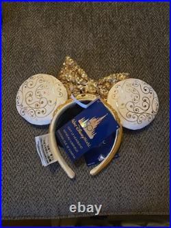 NEW Walt Disney World 50th Anniversary Light Up Headband Minnie Ears NWT