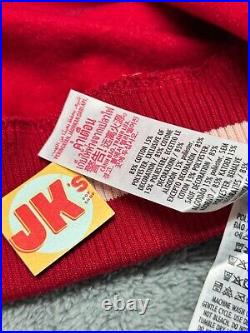 NEW Walt Disney World Sweater Adult Large Red Green Castle 1971 Christmas Parks