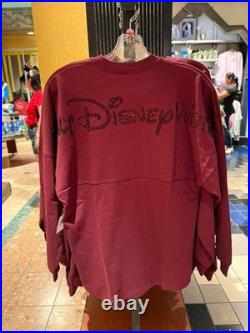 NWT 2025 Disney Parks Walt Disney World Bedazzled Burgundy Spirit Jersey XL