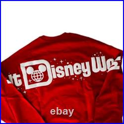 NWT! 2025 Disney Parks Walt Disney World Red Sorcerer Mickey Pullover Ladies L