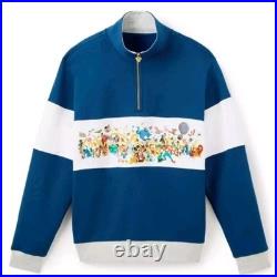 NWT! 2026 Disney Parks Walt Disney World Mickey And Friends Quarter Zip Adult