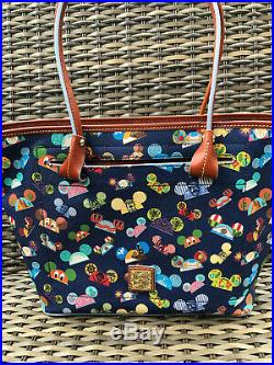 NWT Disney Dooney & Bourke Walt Disney World Attraction Ear Hat Tote Shopper Bag