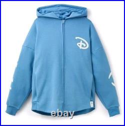 NWT! Disney Parks Blue Walt Disney World Authentic Original Zip-Up Hoodie 3XL
