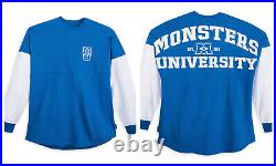 NWT Disney Parks Monsters, Inc University MU Spirit Jersey Adult XXL 2XL