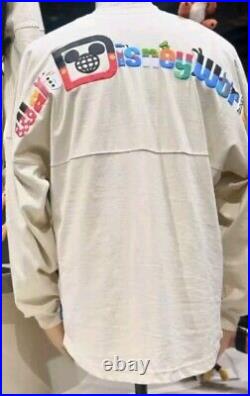 NWT! Disney Parks Walt Disney World Characters Letters Spirit Jersey Adult NWT! Disney Parks Walt Disney World Characters Letters Spirit Jersey Adult