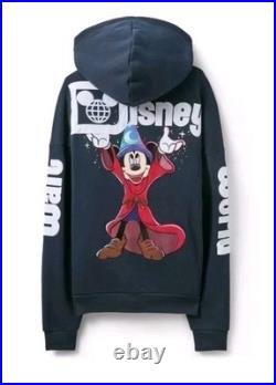 NWT! Disney Parks Walt Disney World Sorcerer Mickey Zip-Up Hoodie Adult