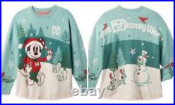 NWT Mickey Mouse Holiday Spirit Jersey SweaterWalt Disney World Adult XXL2XL
