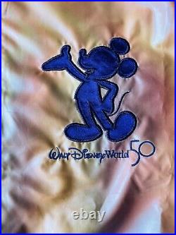NWT Mickey Mouse Windbreaker Jacket Walt Disney World 50th Anniversary M