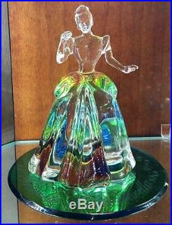 NWT Princess Cinderella Crystal Figurine by Arribas Walt Disney World