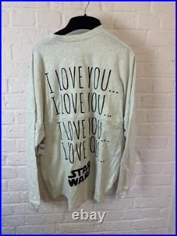 NWT Star Wars I LOVE YOU Spirit Jersey Size XL Walt Disney World