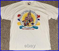 NWT Vintage 1996 Walt Disney World Parks 25th Anniversary Adult 2XL XXL T-Shirt