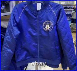 NWT Walt Disney World 50th Anniversary Celebration Castle Satin Bomber Jacket M