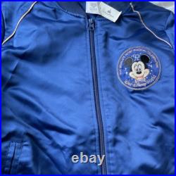 NWT Walt Disney World 50th Anniversary Celebration Castle Satin Bomber Jacket M