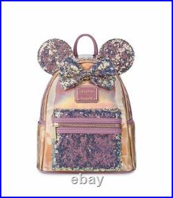 NWT Walt Disney World 50th Anniversary EARidescent Loungefly Mini Backpack
