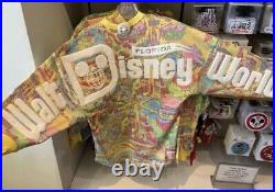 NWT Walt Disney World 50th Anniversary Magic Kingdom Map Spirit Jersey Shirt XS