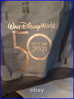 NWT Walt Disney World 50th Anniversary October 1st Castle Dolman Shirt XXL Adult