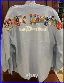 NWT! Walt Disney World Magic Kingdom Character Letters Spirit Jersey Adult L