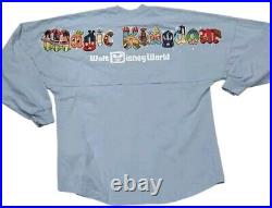 NWT! Walt Disney World Magic Kingdom Character Letters Spirit Jersey Adult L