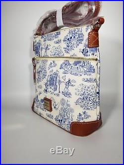 NWT Walt Disney World Toile Disney Dooney & Bourke Letter Carrier Bag