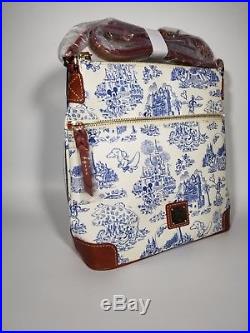 NWT Walt Disney World Toile Disney Dooney & Bourke Letter Carrier Bag