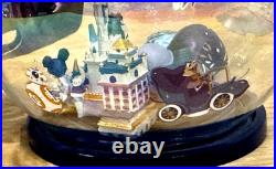 New WDW Walt Disney World 50th Anniversary Mickey Icon 4 Parks Glass Ornament