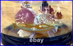 New WDW Walt Disney World 50th Anniversary Mickey Icon 4 Parks Glass Ornament
