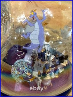 New WDW Walt Disney World 50th Anniversary Mickey Icon 4 Parks Glass Ornament