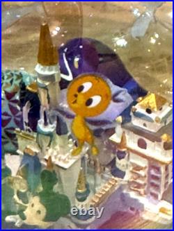 New WDW Walt Disney World 50th Anniversary Mickey Icon 4 Parks Glass Ornament