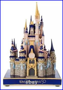 New Walt Disney World 12 Cinderella Castle 50th Anniversary Figurine