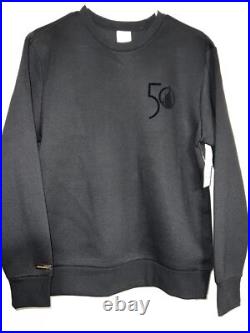 New Walt Disney World 50th Anniversary All Black Pullover Sweater Size Small