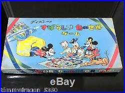 Nintendo Playing Cards Co & Walt Disney Wonderful World of Color Game VTG Used