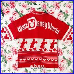 Nwt disney parks holiday 2020 sweater wdw walt disney world christmas mickey