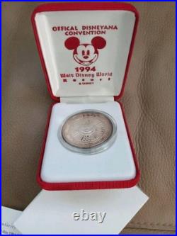 Official Disneyana Convention 1994 Walt Disney World Resort Proof One Ounce. 999