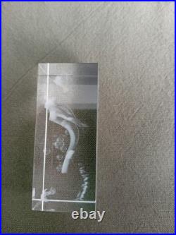 Official Walt Disney World Little Mermaid Laser Engraved Glass/Paperweight