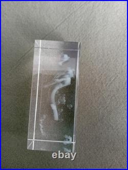 Official Walt Disney World Little Mermaid Laser Engraved Glass/Paperweight