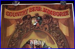 Orig Attraction Poster Country Bear Jamboree Disneyland Walt Disney World 1972