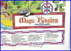 Original 1971 Walt Disney World Magic Kingdom Map