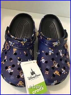 Original Walt Disney World 50th Anniversary Mickey Crocs Shoes M5/W7 HTF NWT