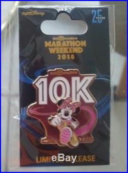 Pin Run Walt Disney World Marathon Weekend 2018 Logo Set of 6 Goofy Dopey Mickey