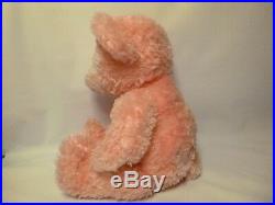 Pre Duffy Hidden Mickey Mouse pink bear plush doll Walt Disney World Rare 17