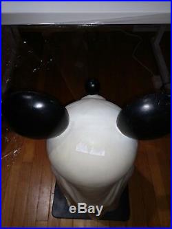 RARE Big Fig Mickey Mouse Ghost with Base Walt Disney World Halloween AS IS