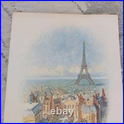 RARE SIGNED 3x Michelin Chef Paul Bocuse Vintage Walt Disney World Menu 1985